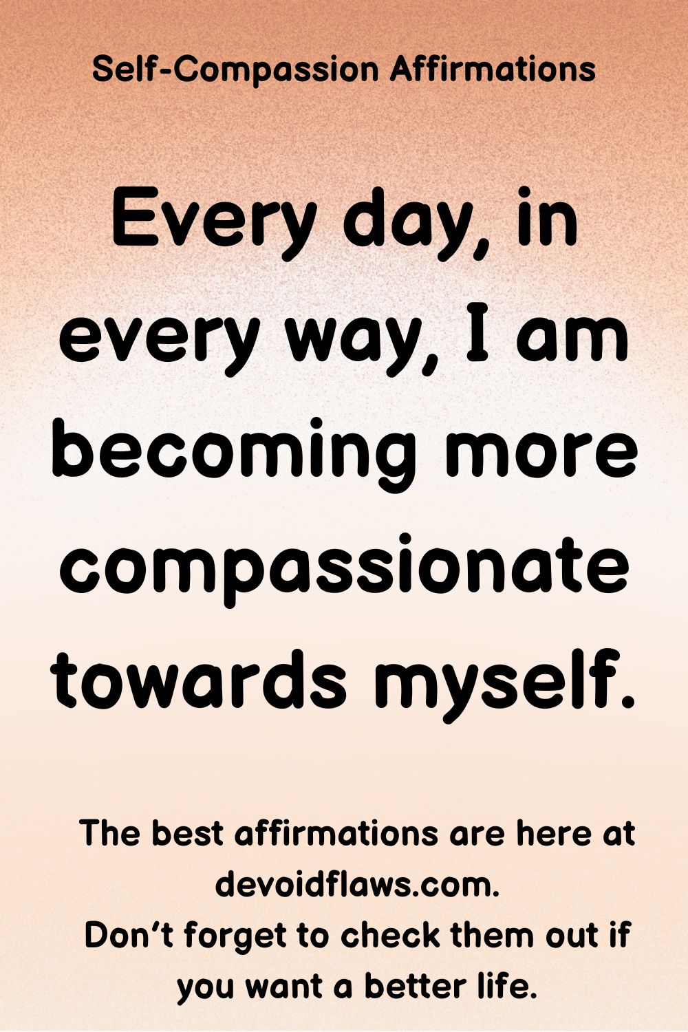 self compassion affirmation 20