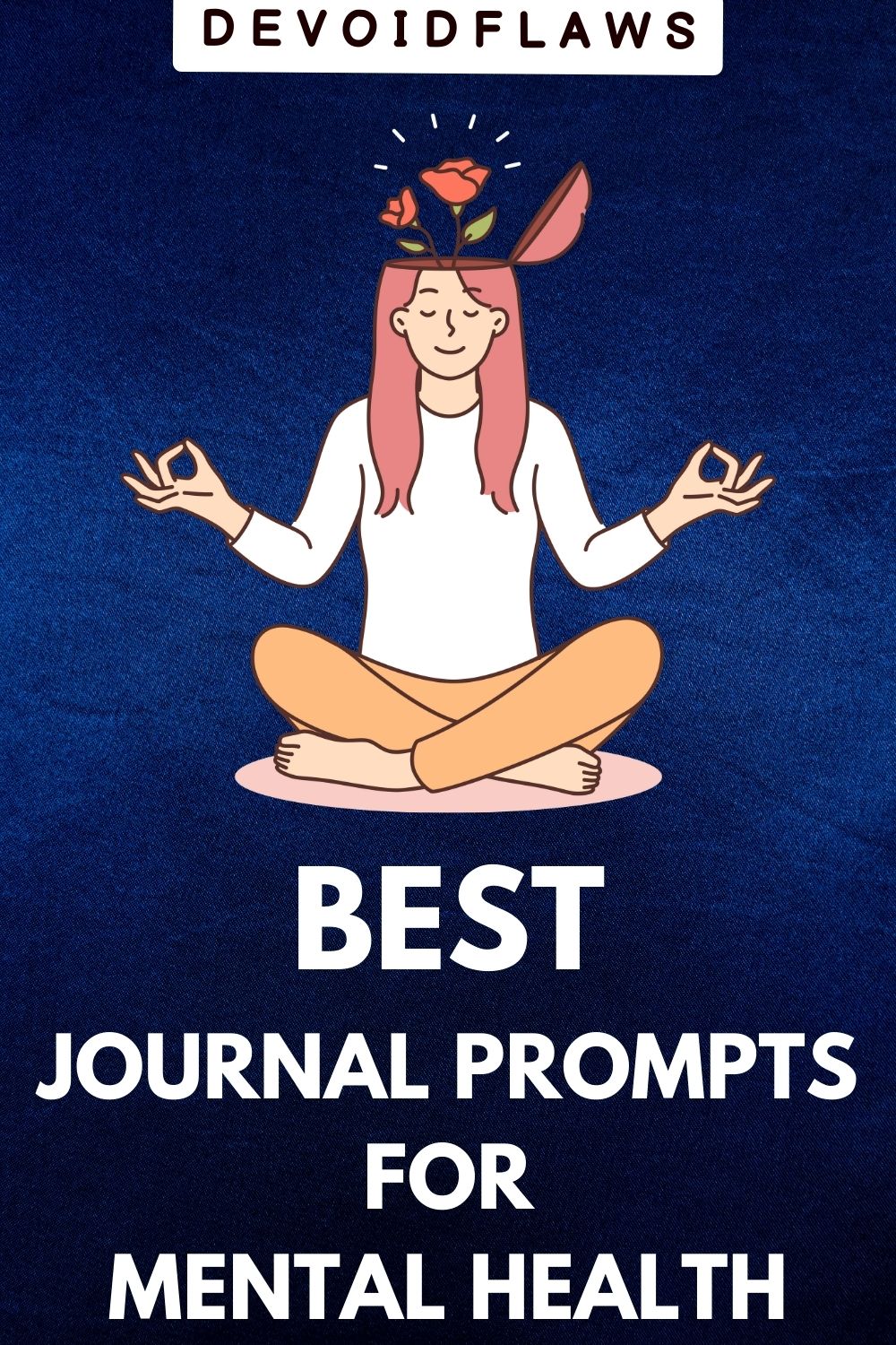 image with text - best journal prompts for mental health